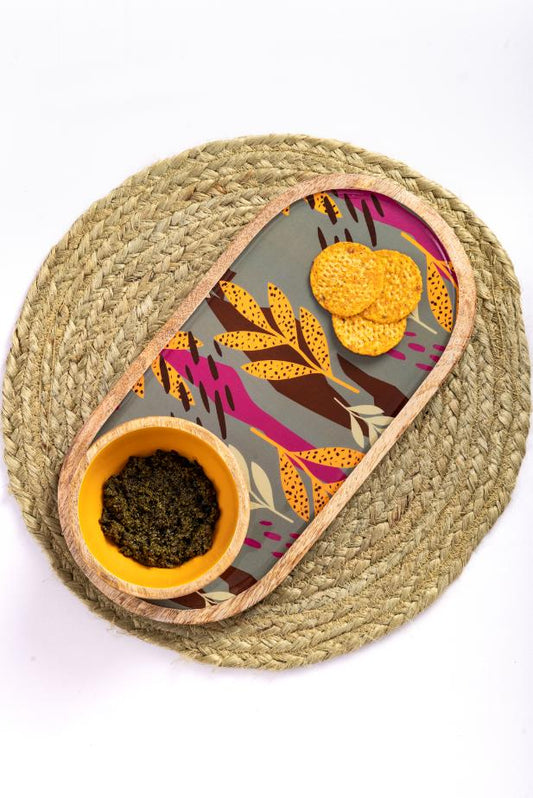 Serving Platter with Bowl