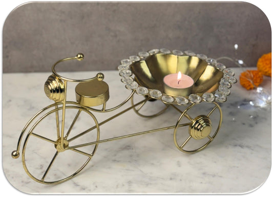 Handcrafted Cart Design Crystal Urli
