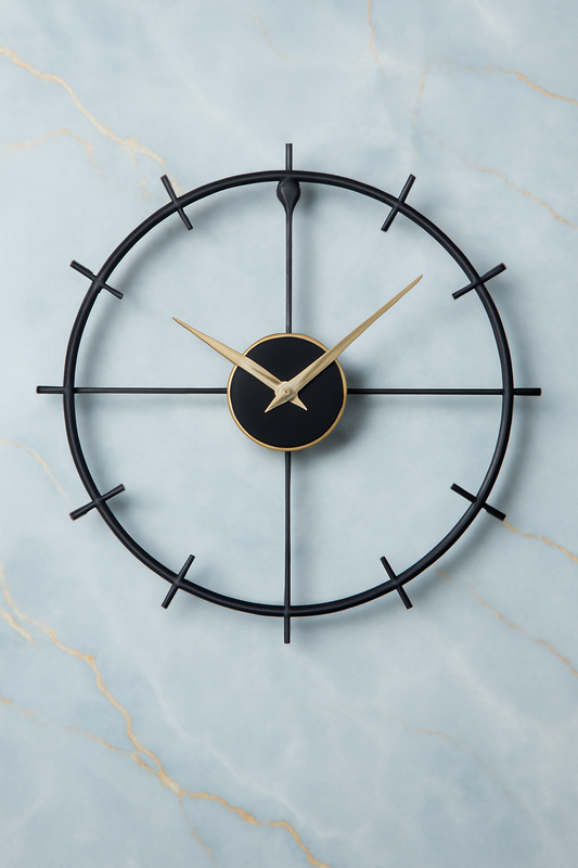 Luxe Orbit multi dimensional Wall Clock – Single Ring Design