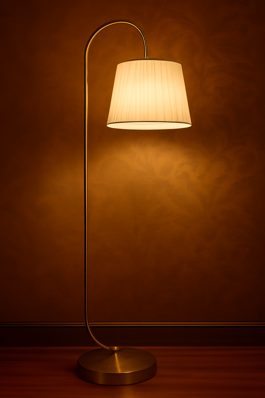 Classic Gold Arched Floor Lamp