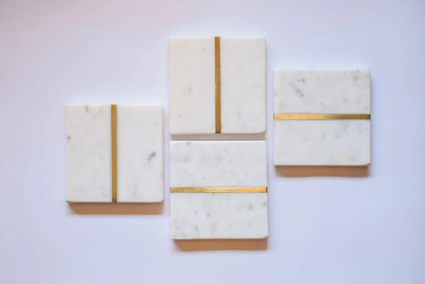 Marble Coaster Set of 4 - Square