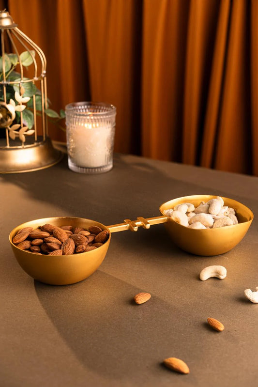 Golden Taraju Nuts Bowl