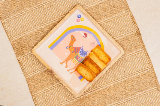 Wooden Tray - Rajasthani Folk