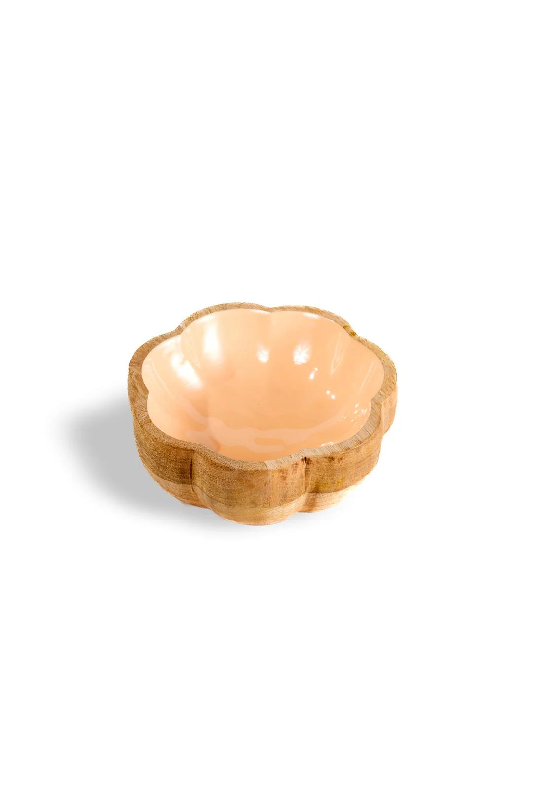 Wooden Flower Bowl