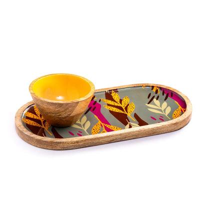 Serving Platter with Bowl