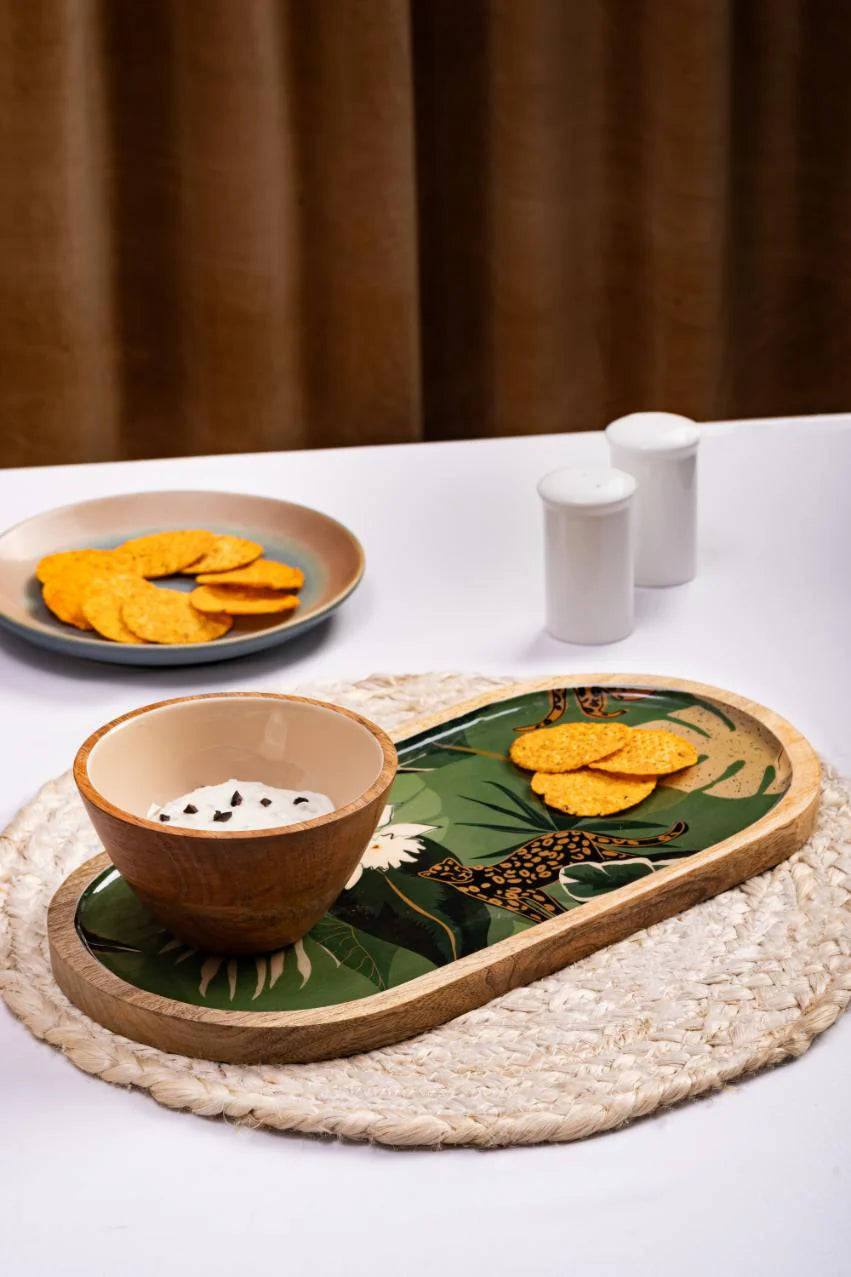 Serving Platter with Bowl