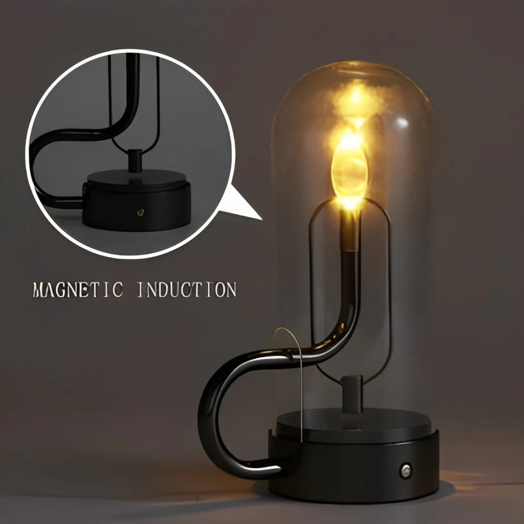 Curvo Glass Dome LED Table Lamp – Vintage Meets Modern