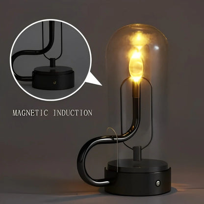 Curvo Glass Dome LED Table Lamp – Vintage Meets Modern