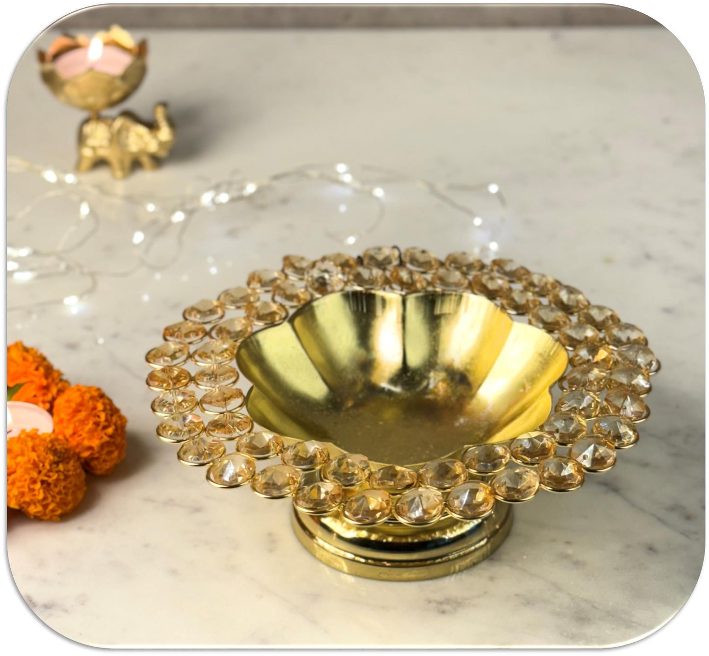 Handcrafted Crystal Urli