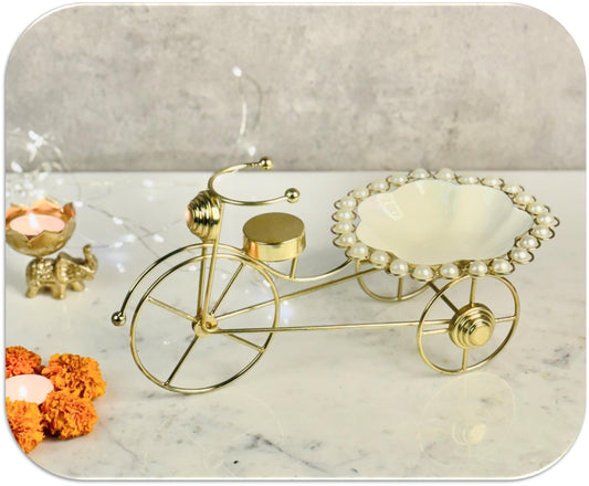 Handcrafted Cart Design Crystal Urli