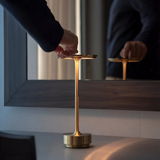 Slim Halo Iron LED Table Lamp