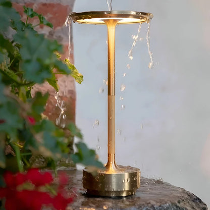 Slim Halo Iron LED Table Lamp